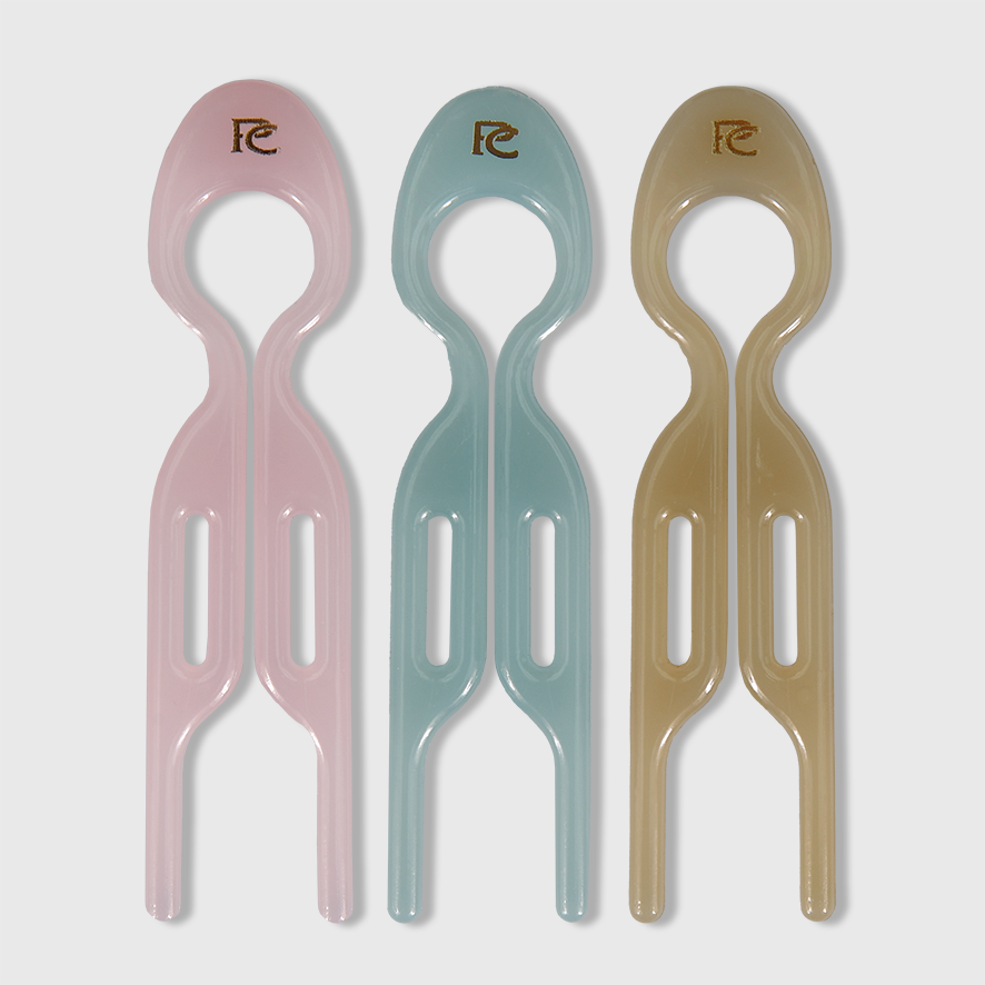 Transparant Colors Set - 3 Hairpins