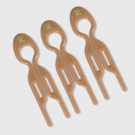 Caramel - 3 Hairpins
