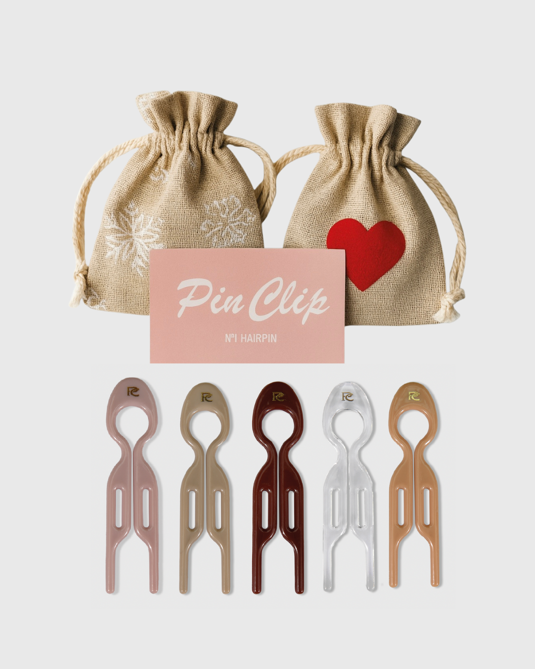 Pinclip Hairpin Set van 5 Valentijnscadeau 💝